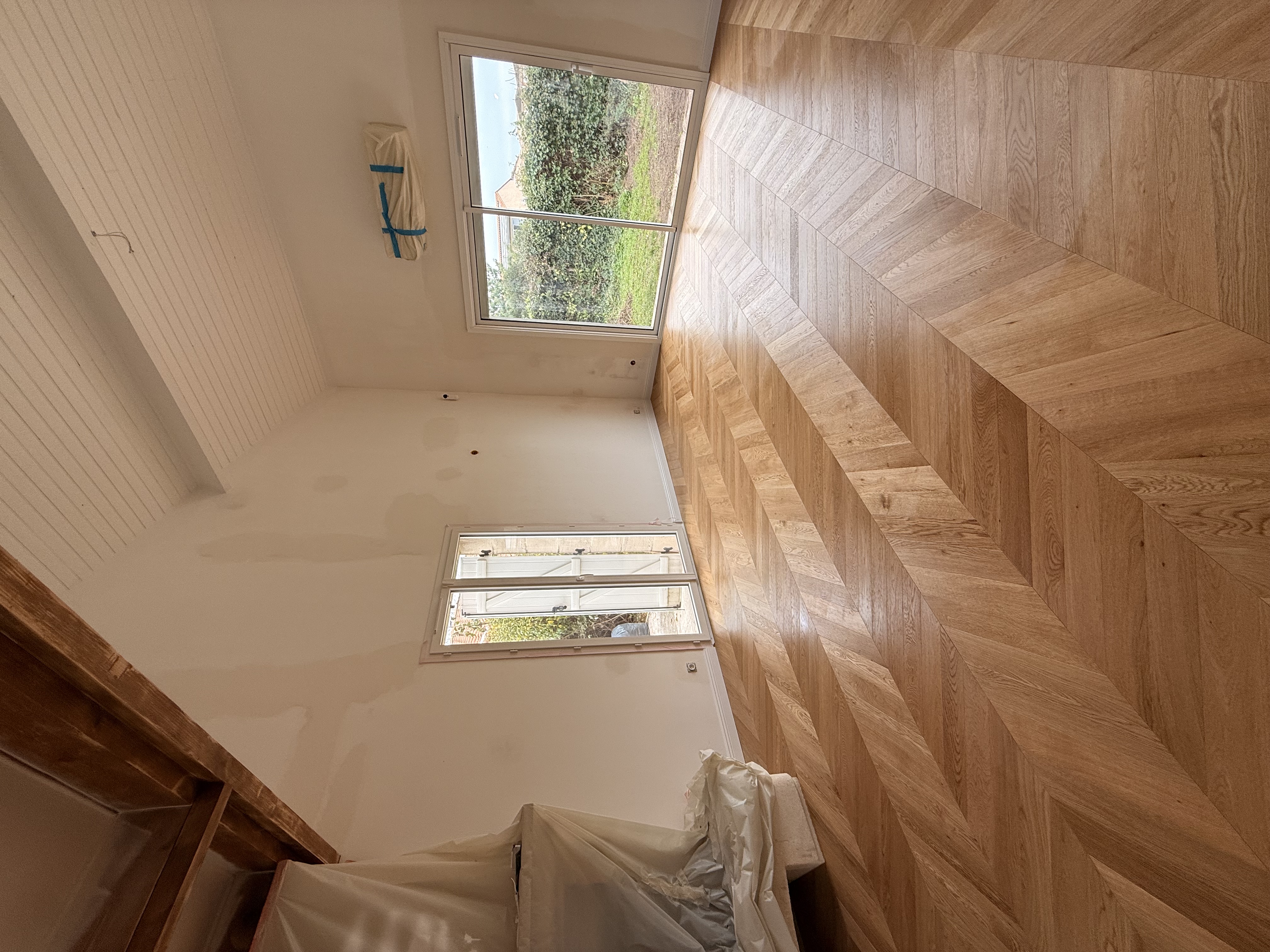 Maison Bordelais - Pose parquet Point de Hongrie Classic