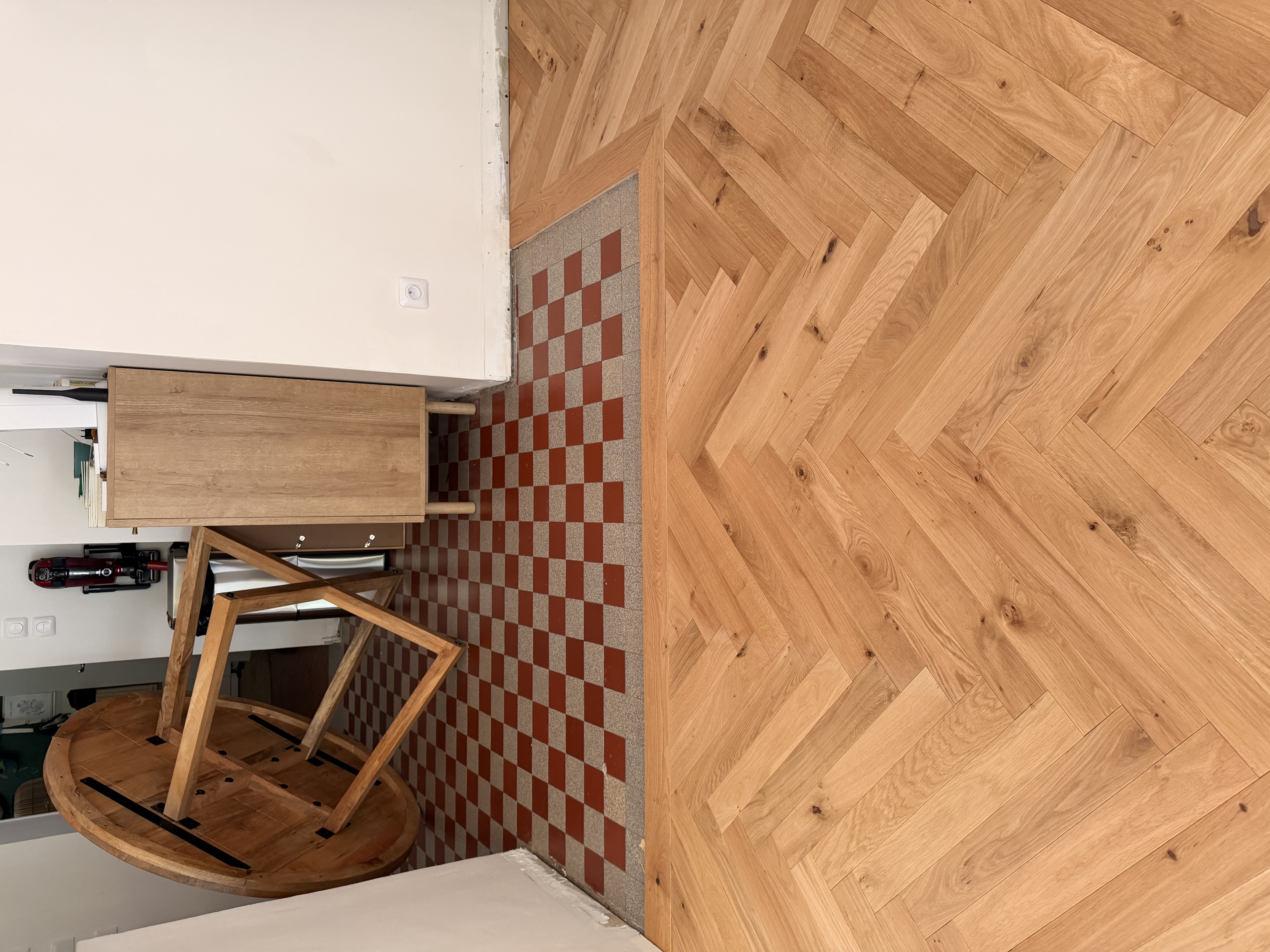 Maison Pessac - Pose parquet Bâton rompu , photo 3